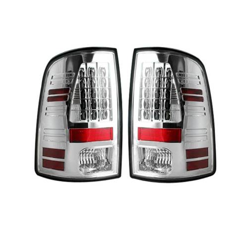 Recon Truck Accessories - 264169CL | LED Tail Lights (Replaces Factory OEM Halogen Tail Lights) – Clear Lens