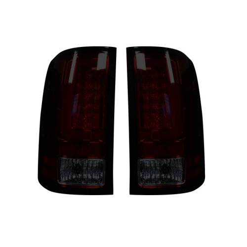 Recon Truck Accessories - 264389RBK | OLED Tail Lights – Red Smoked Lens