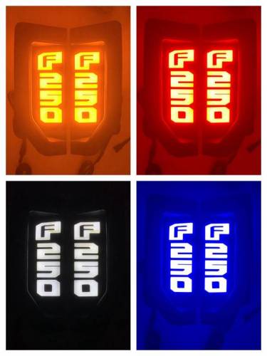 Recon Truck Accessories - 264484CH | Illuminated Emblems in Chrome