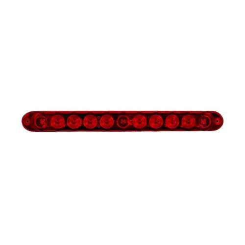 Recon Truck Accessories - 26418RD | 15" Mini Tailgate Light Bar w/ Red LED Running Lights, Brake Lights, & Turn Signals with Red Lens