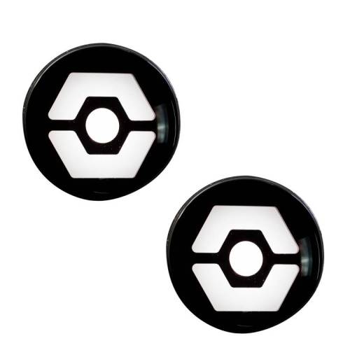 Recon Truck Accessories - 264334WHBK | Round Front Turn Signal Lenses with White Hexagon-Shaped OLED Design Located Under Front Headlights – Smoked Lens