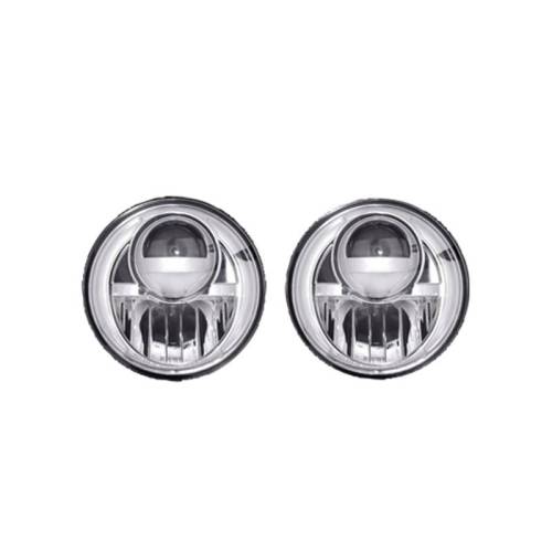 Recon Truck Accessories - 264274CL | Projector Headlights – Clear / Chrome