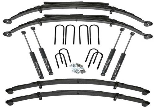 SuperLift - K438 | Superlift 4 inch Suspension Lift Kit with Shadow Shocks (1973-1991 K20 Pickup, Suburban 4WD)