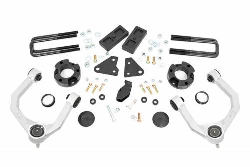 Rough Country - 50000 | Rough Country 3.5 Inch Lift Kit For Ford Ranger 4WD | 2019-2023 | No Shocks, Factory Aluminum Knuckles