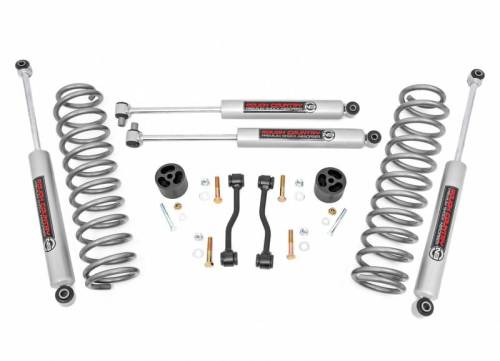 Rough Country - 64830B | 2.5 Inch Jeep Suspension Lift Kit w/ Premium N3 Shocks | Springs (2020-2021 JT Gladiator)