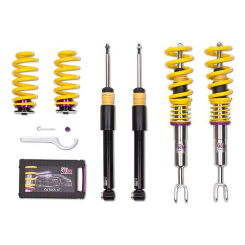 KW Suspension - 10210065 | KW V1 Coilover Kit (Audi S4 Type 8E,8H QB6 Wagon, Convertible)