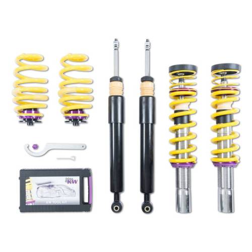 KW Suspension - 102100AV | KW V1 Coilover Kit (Audi A4 (B9) Sedan 2WD w/o EDC; 50mmØ)