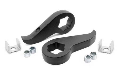 Rough Country - 9594 | Rough Country 1.5-2 Inch Leveling Kit With Front Shock Extensions For Chevrolet Silverado / GMC Sierra 2500 HD, 3500 HD 4WD (2020-2025) | No Shocks