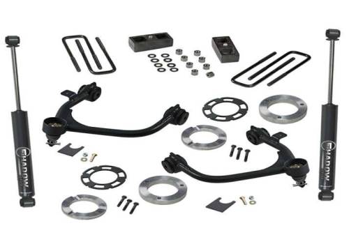 SuperLift - 3900 | Superlift 3 Inch Suspension Lift Kit with Shadow Shocks (2019-2023 Silverado, Sierra 1500 | Excludes Trailboss / AT4)