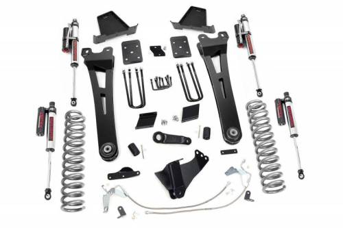 Rough Country - 54050 | 6 Inch Ford Suspension Lift Kit w/ Vertex Reservoir Shocks (Diesel Engine, With Overloads)