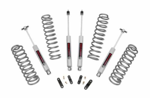 Rough Country - PERF678 | 2.5 Inch Jeep Suspension Lift Kit w/ Premium N3 Shocks (07-18 Wrangler JK | 2-door)