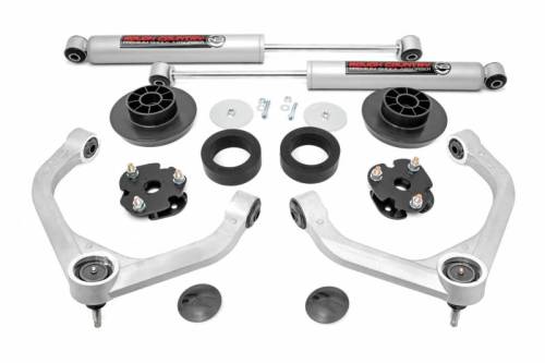Rough Country - 31230 | Rough Country 3 Inch Lift Kit with Struts Spacers / Premium N3 Rear Shocks (2012-2018 Ram 1500 4WD)