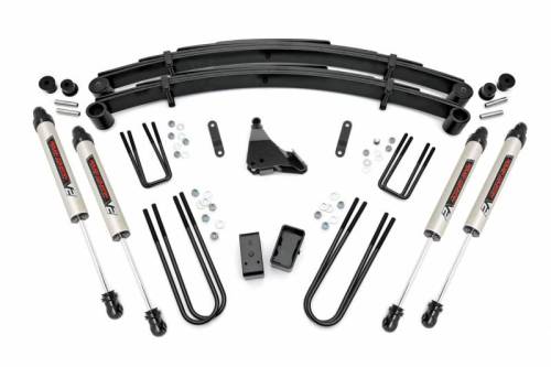 Rough Country - 49570 | 4 Inch Ford Suspension Lift Kit w/ V2 Monotube Shocks