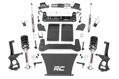 Rough Country - 21732 | Rough Country 6 Inch Lift Kit N3 Struts / N3 Rear Shocks (2019-2024 Silverado 1500 | 4.3L, 5.3L, 6.2L Gas Engine | Multi-Leaf Spring)
