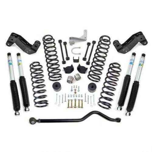 ReadyLIFT Suspensions - 69-6404 |ÊReadyLiftÊ4 Inch Jeep Coil Spring Lift Kit With Adjustable Track Bar & Bilstein Shocks For Jeep Wrangler JK | 2017-2018