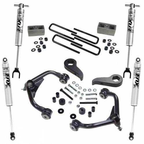 SuperLift - K1010F | Superlift 3 Inch GM Suspension Lift Kit w/ Fox Shocks (2011-2019 Silverado, Sierra 2500 HD, 3500 HD)