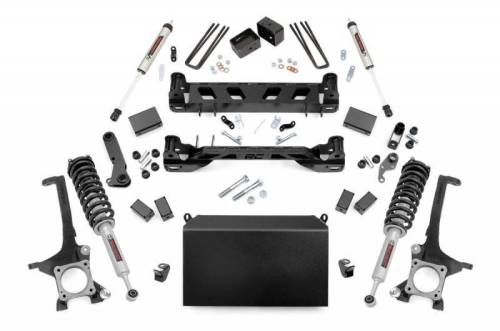 Rough Country - 75471 | 6 Inch Toyota Suspension Lift Kit w/ Lifted Struts, V2 Monotube Shocks