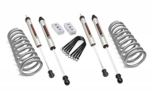 Rough Country - 34370 | 3 Inch Dodge Suspension Lift Kit w/ V2 Monotube Shocks