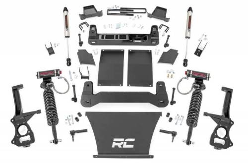Rough Country - 21757 | Rough Country 6 Inch Lift Kit Vertex Coilovers / V2 Rear Shocks (2019-2024 Silverado 1500 | 4.3L, 5.3L, 6.2L Gas Engine | Multi-Leaf Spring)