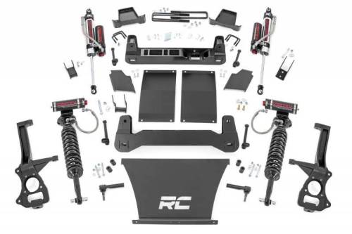 Rough Country - 21750 | Rough Country 6 Inch Lift Kit Vertex Coilovers / Vertex Rear Shocks (2019-2024 Silverado 1500 | 4.3L, 5.3L, 6.2L Gas Engine | Multi-Leaf Spring)