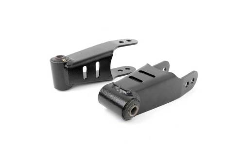 Rough Country - RC0504 | Rough Country 1-1.5 Inch Lowering Shackles (2019-2025 Silverado, Sierra 1500 2WD/4WD)