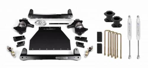 Cognito Motorsports - 110-P0781 | Cognito 4 Inch Standard Lift Kit (2007-2018 Silverado, Sierra 1500 2WD/4WD With OEM Cast Steel Control Arms)