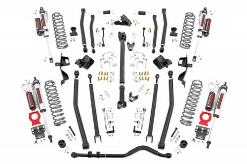 Rough Country - 61950 | Rough Country 4 Inch Long Arm Lift Kit For Jeep Wrangler JL Unlimited 4WD | 2018-2023 | Vertex Reservoir