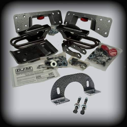 DJM Suspension - FK2599-6X | DJM Suspension 6 Inch Rear Flip kit (1999-2006 Silverado, Sierra 1500 2WD | 2 Piece Driveshaft)