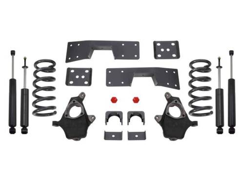 MaxTrac Suspension - KS330935-6 | Complete 3/5 Lowering Kit (1999-2006 Chevrolet, GMC Silverado, Sierra 1500 2WD/4WD | 6 Cylinder)