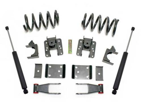 MaxTrac Suspension - K331324-8 | Complete 2/4 Lowering Kit (2007-2013 Chevrolet, GMC Silverado, Sierra 1500 2WD/4WD | Ext/Crew Cab)