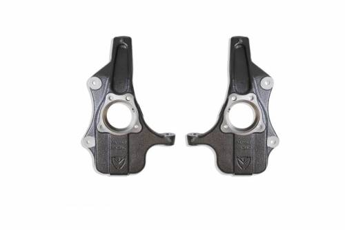 MaxTrac Suspension - 101920 | 2 Inch Front Lowering Spindles (2019-2025 Chevrolet, GMC Silverado, Sierra 1500 2WD/4WD)