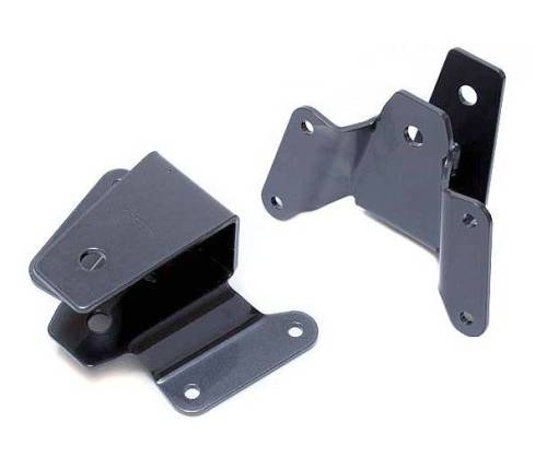 MaxTrac Suspension - 423520 | Rear Lowering Hangers 2 Inch Drop (1997-2003 Ford F150 2WD/4WD)