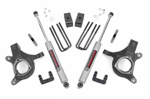 Rough Country - 10830 | Rough Country 5 Inch Lift Kit with Premium N3 Shocks (2007-2013 Silverado, Sierra 1500 2WD)