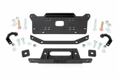 Rough Country - 92029 | Honda Winch Mounting Plate (20-21 Talon)