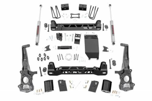 Rough Country - 50930 | Rough Country 6 Inch Lift Kit For Ford Ranger 4WD | 2019-2023 | No Struts, Cast Steel Knuckle