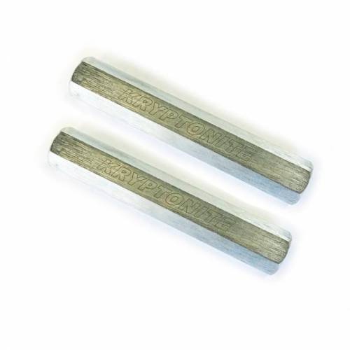 Kryptonite - KRSLV11 | Kryptonite Solid Steel Tie Rod Sleeves Zinc Plated (2011-2022 GM 2500 HD, 3500 HD)