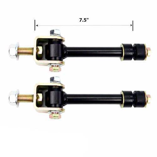 Kryptonite - KRSWEL02 | Kryptonite 0-2 Inch Lift Sway Bar End Links (2001-2019 Silverado, Sierra 2500 HD, 3500 HD)