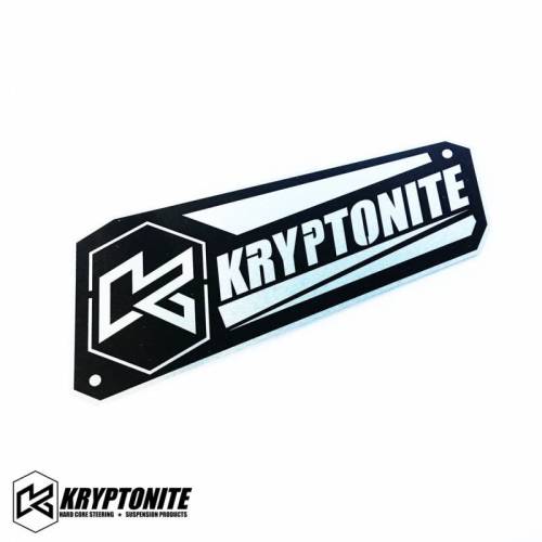 Kryptonite - PB59542 | Kryptonite Upper Control Arm Logo Plate Kit | Right (2011-2022 GM 2500 HD, 3500 HD)