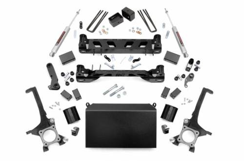 Rough Country - 75130 | 4in Toyota Suspension Lift Kit w/ N3 Shocks (16-21 Tundra 4WD/2WD)