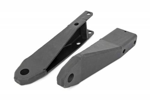 Rough Country - RS151 | Rough Country Tow Hook Brackets | Mounts ONLY (2020-2025 Sierra 2500 HD 2WD/4WD)