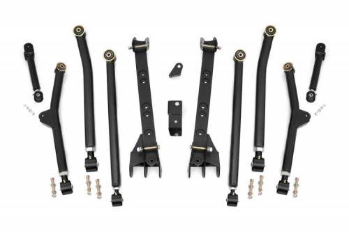 Rough Country - 63800U | Rough Country Long Arm Upgrade Kit For Jeep Wrangler Unlimited 4WD (2004-2006) | 4-6 Inch Lift