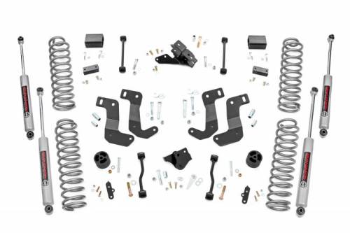 Rough Country - 78130 | Rough Country 3.5 Inch Lift Kit With Control Arm Drop For Jeep Wrangler JL 4WD | 2020-2023 | ONLY Diesel