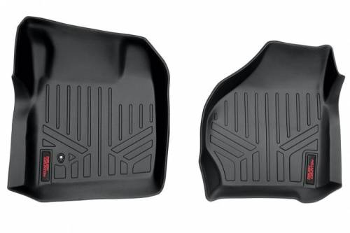 Rough Country - M-5200 | Heavy Duty Floor Mats [Front] - (99-07 Ford Super Duty Crew Cab)