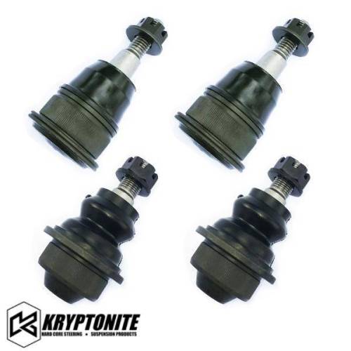 Kryptonite - 0110BJPACK | Kryptonite Upper and Lower Ball Joints | Stock Control Arms (2001-2010 Silverado, Sierra 2500 HD, 3500 HD)