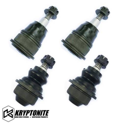 Kryptonite - 0110BJPACK | Kryptonite Upper and Lower Ball Joints | Stock Control Arms (2001-2010 GM 2500 HD, 3500 HD)