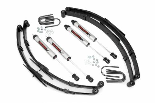 Rough Country - 61570 | 2.5 Inch Jeep Suspension Lift Kit w/ V2 Monotube Shocks