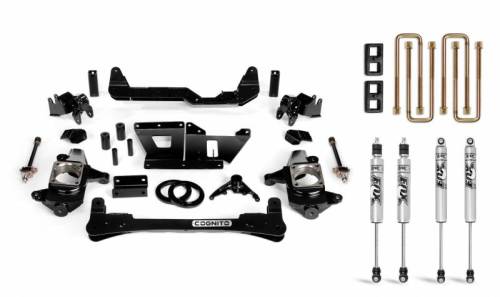 Cognito Motorsports - 110-P0785 | Cognito 4 Inch Standard Lift Kit With Fox PS 2.0 IFP Shocks (2001-2010 Silverado, Sierra 2500 HD, 3500 HD 2WD/4WD)