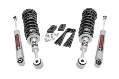 Rough Country - 57032 | Rough Country 2 Inch Lift Kit With Lifted Struts For Ford F-150 2WD | 2004-2008 | N3 Struts, N3 Rear Shocks