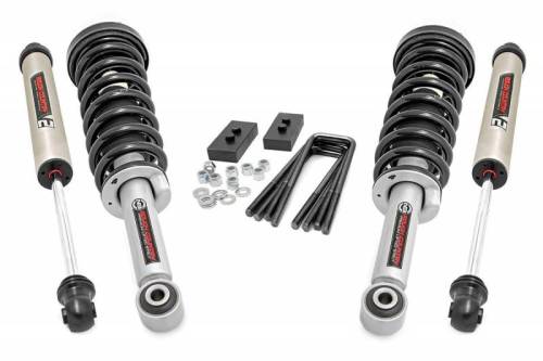 Rough Country - 57171 | Rough Country 2 Inch Lift Kit For Ford F-150 4WD | 2021-2023 | Lifted N3 Struts, V2 Monotube