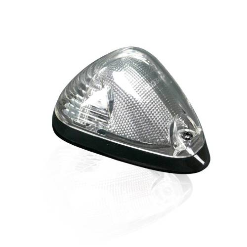 Recon Truck Accessories - 264143WHCLX | Clear Lens with White LED’s – 1-Piece Single Cab Light ONLY